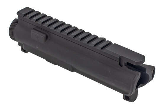 XTS AR 15 stripped upper receiver with black hardcoat anodized finish
